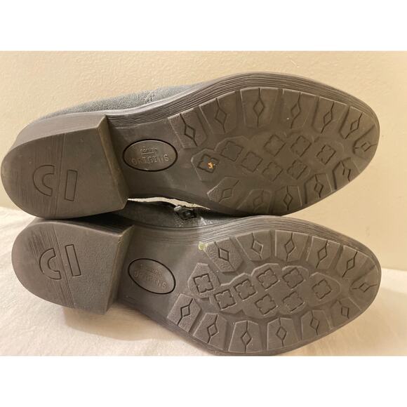 Earth Origins Women's Size 9 Christine Ankle Boots Booties Blue Suede‎ - Picture 7 of 7